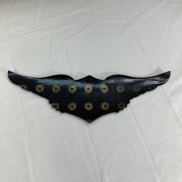 Vintage Official Harley Davidson Large Orange Wings Patch - Picture 2 of 5